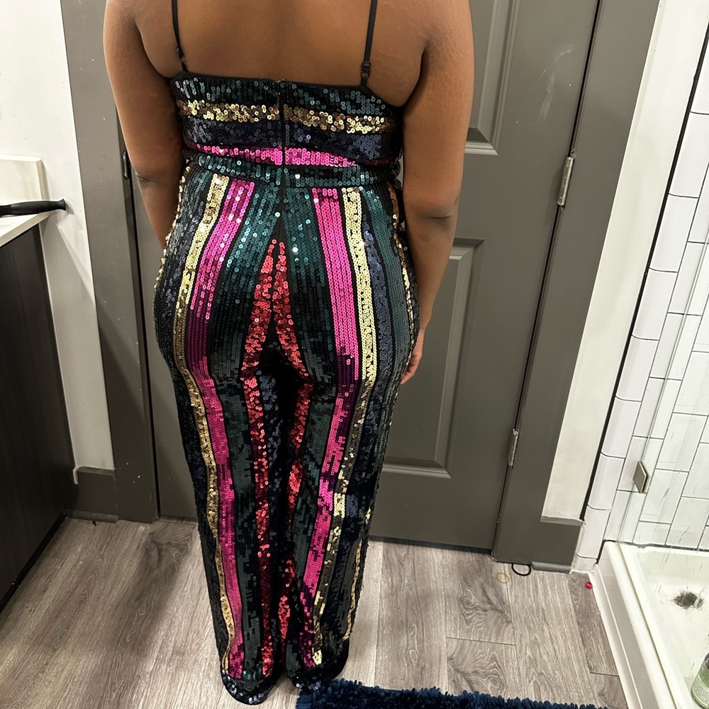 Express Sequin Jumpsuit